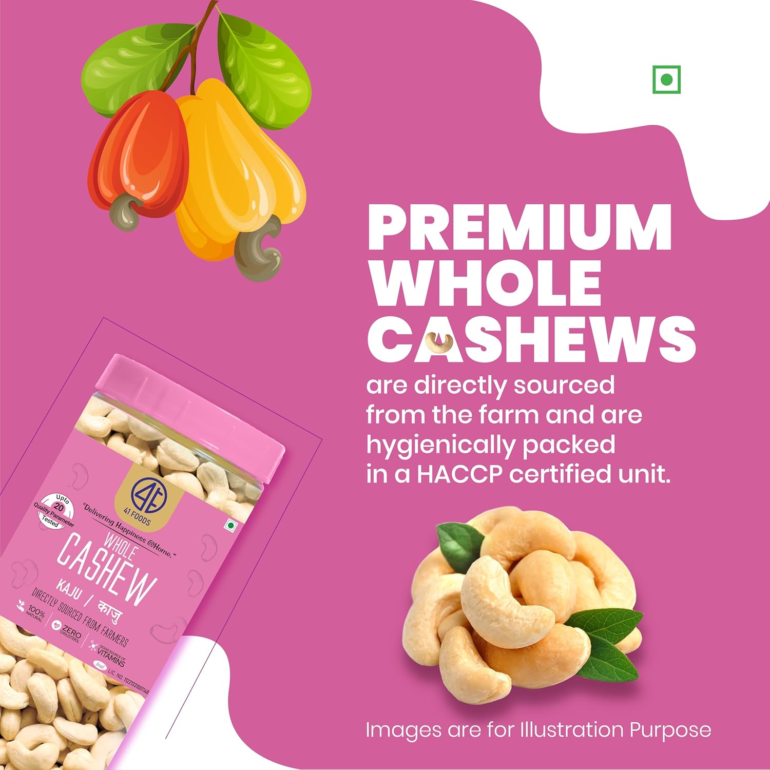 Temperado Dry Fruits Combo Pack  250gm6  Kaju Badam Pista Kishmish Anjeer Akhrot Giri Almonds, Cashews, Figs, Pistachios, Raisins, Walnuts (6 x 250 g)