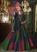 Festive Multicolor Saree – A Celebration of Culture, Color, and Craft