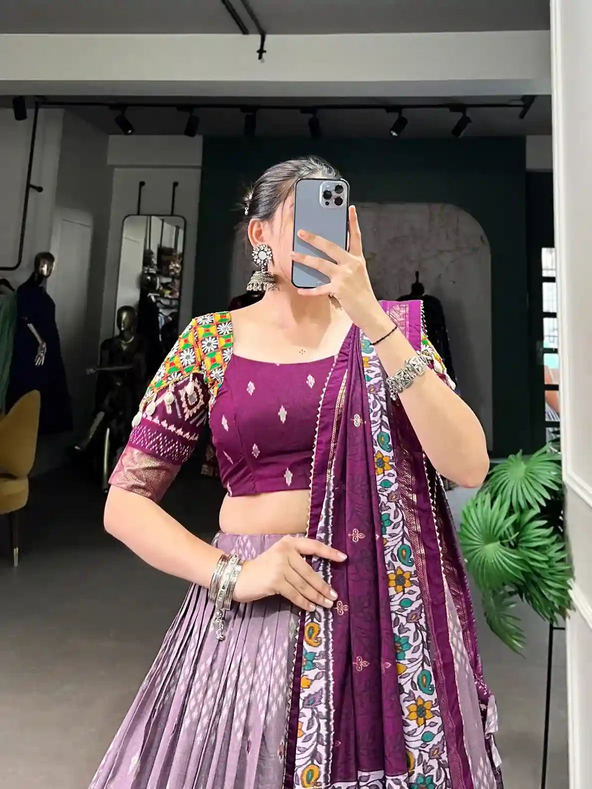 Imperial Purple Heritage Chaniya Choli – Timeless Craft, Global Prestige