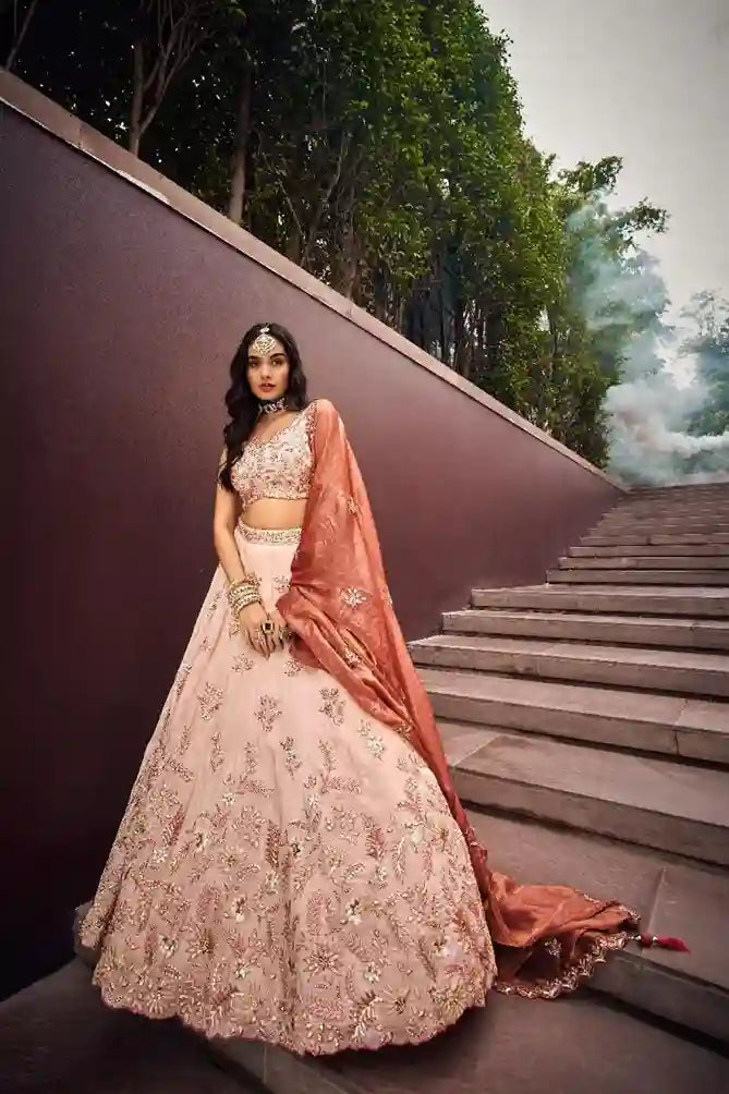 Viscose Embroidered Lehenga Choli