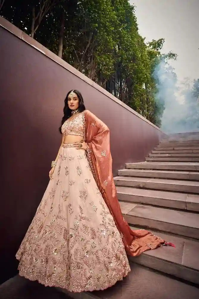 Viscose Embroidered Lehenga Choli