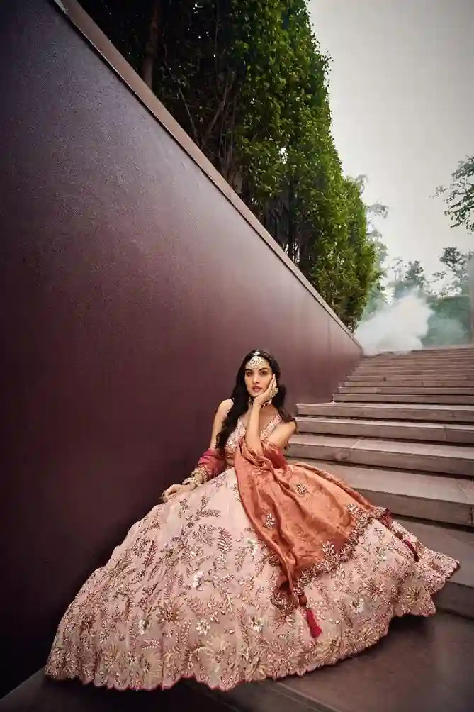 Viscose Embroidered Lehenga Choli