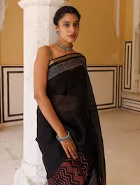 Black Heritage Saree – Timeless Craft Meets High-Value Fashion