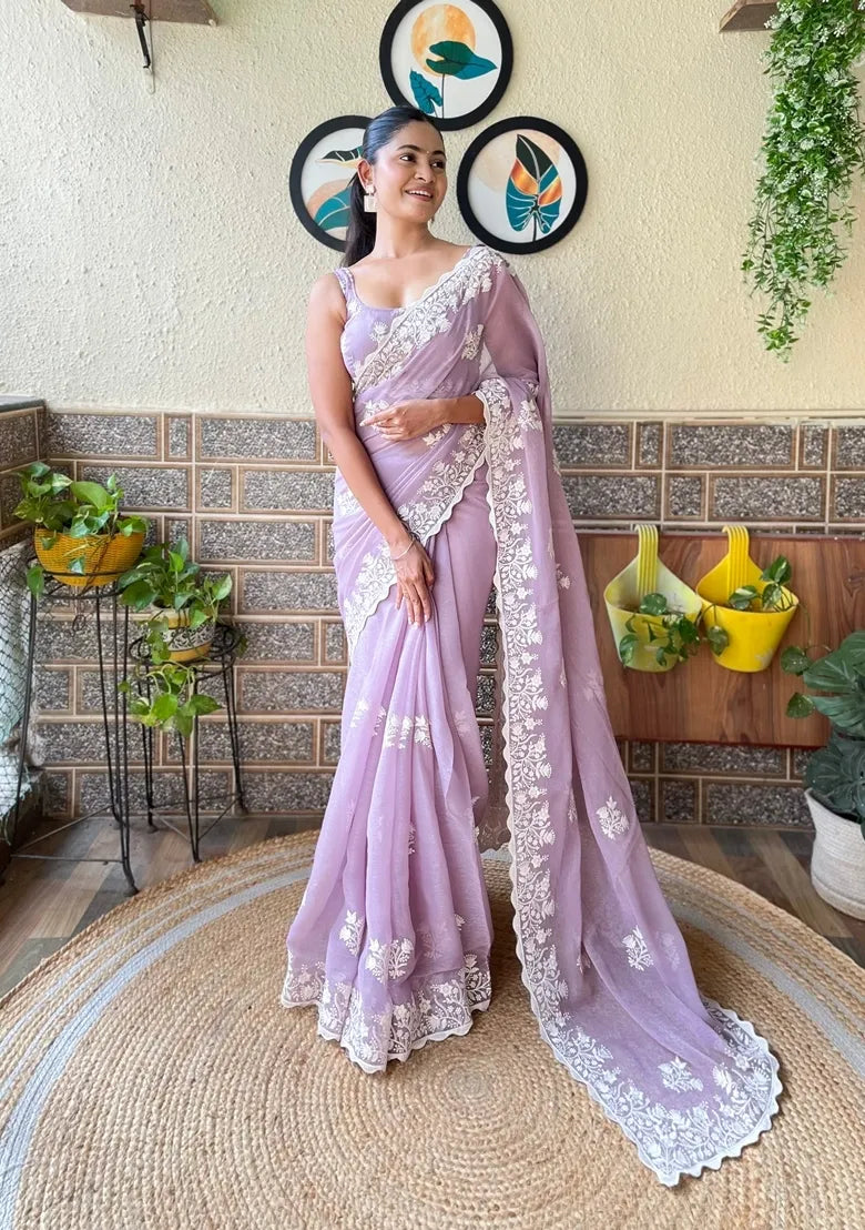 Pink Embroidered Lehenga Choli with Mint Green Dupatta