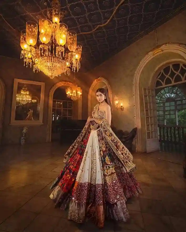 Regal Heritage Patchwork Chaniya Choli – A Tapestry of Tradition and Elegance