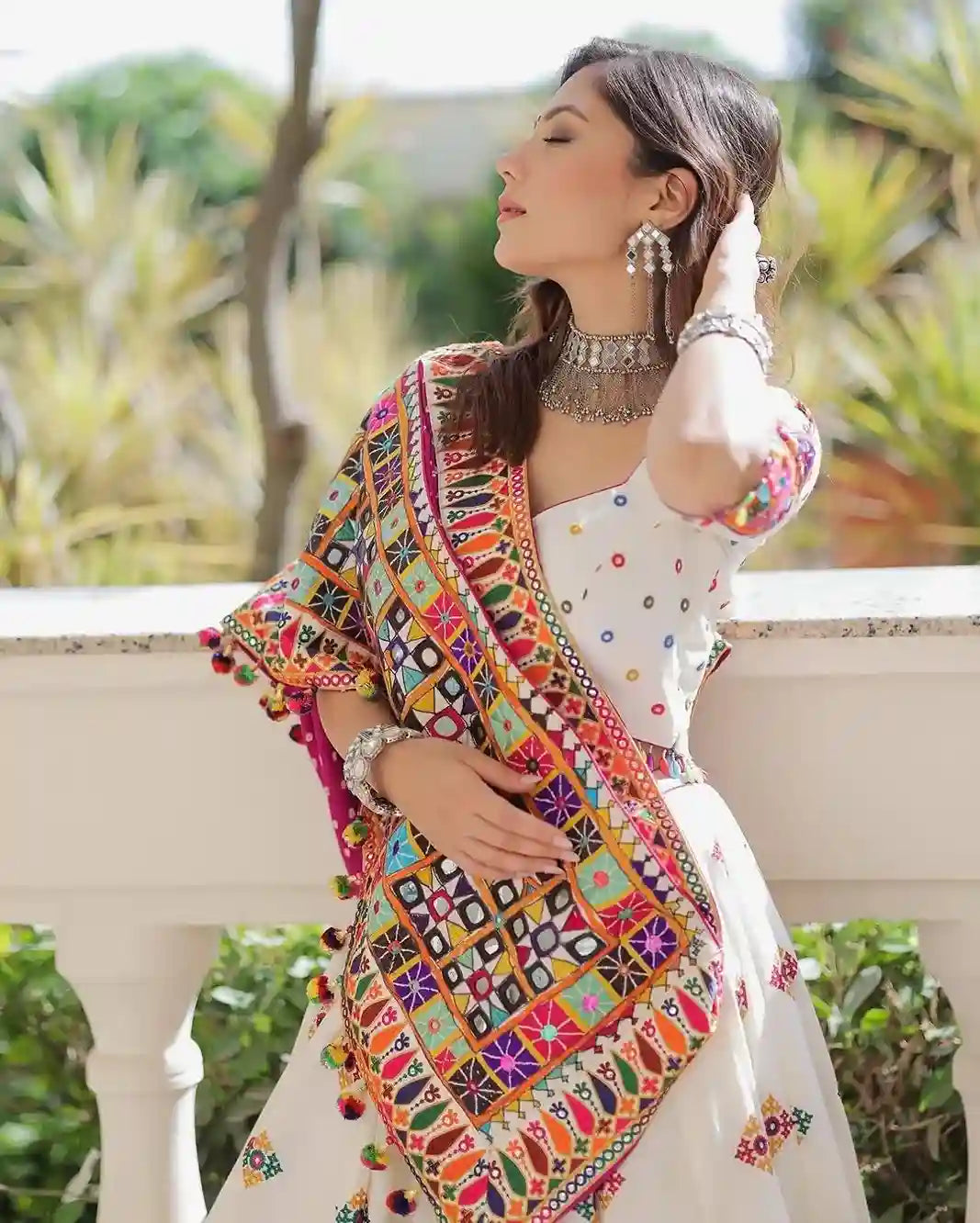 Ivory Royal Heritage Chaniya Choli – Global Luxury Meets Timeless Craft