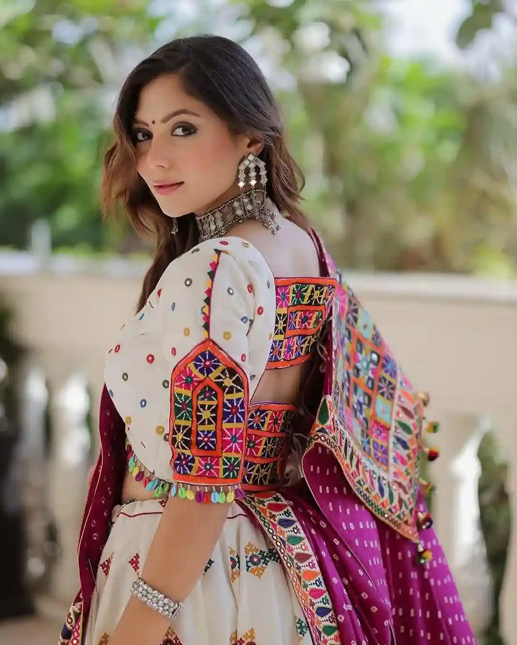 Ivory Royal Heritage Chaniya Choli – Global Luxury Meets Timeless Craft